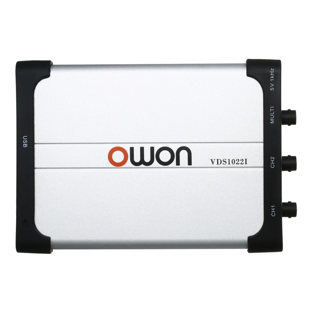 Owon VDS1022I двухканальный осциллограф осциллографы для ПК Очки виртуальной USB 25 МГц