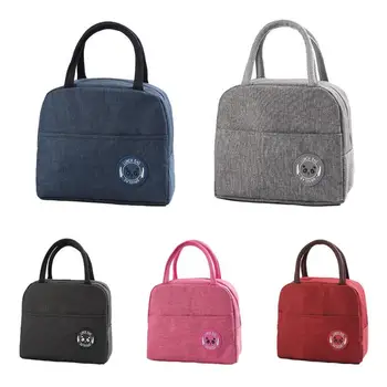 

Patch Waterproof Cooler Lunch Bag Thermal Insulated Bento Case Food Storage Tote