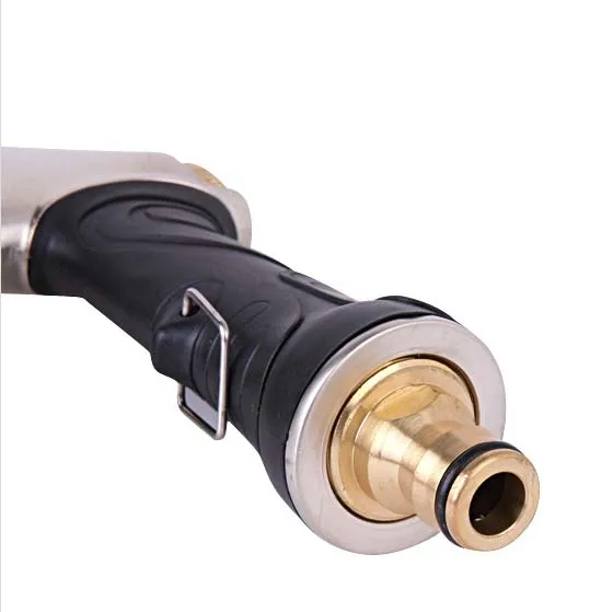 Metal 9 function garden water trigger nozzle with front trigger