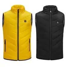 Детский Теплый жилет с USB подогревом, зимний теплый жилет для улицы, куртка