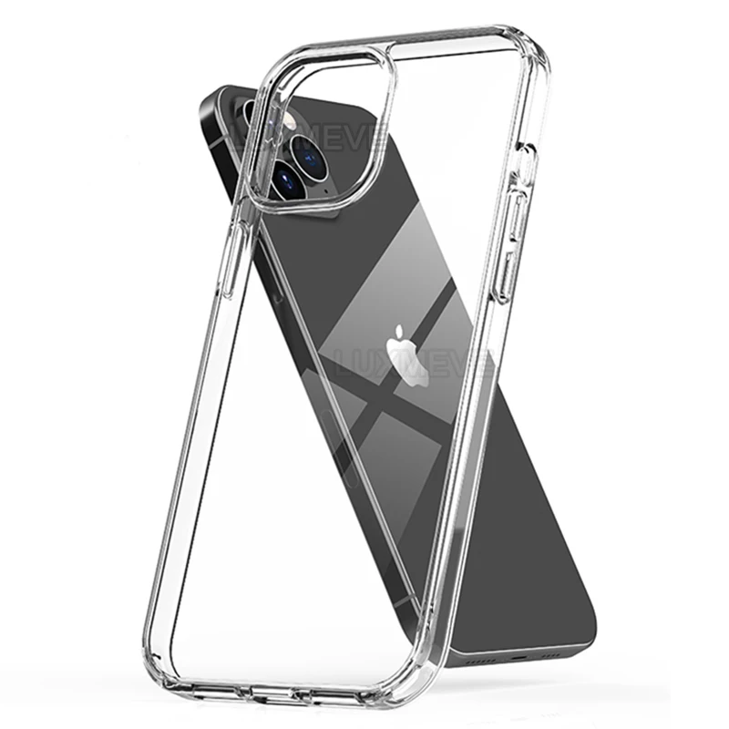 Ультратонкий прозрачный силиконовый чехол для iPhone 12 11 Pro XS Max X XR мягкий из ТПУ 7 8 6 6s