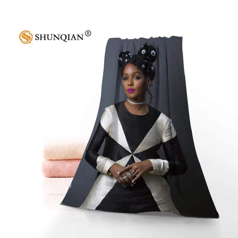 Изготовленное на заказ Janelle Monae 35x75 см полотенце для лица s facmarleth бамбуковое волокно мочалка быстросохнущее спортивное полотенце