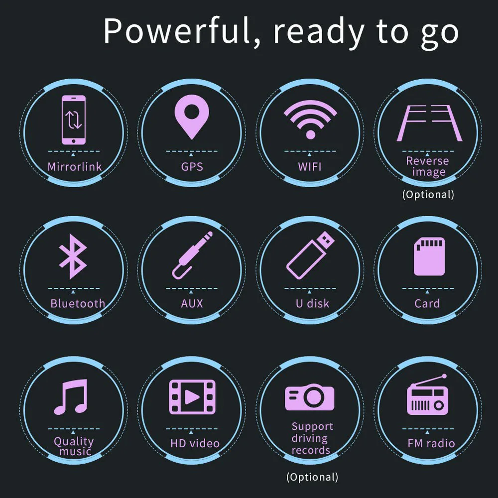 Автомобильный Bluetooth 2 DIN Автомобильный видео плеер 7 дюймов сенсорный экран мультимедийный плеер MP5 плеер USB FM bluetooth Поддержка камеры заднего вида