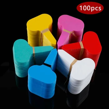 

100pcs Plastic Gardening Tags Flower Plant Seedling Labels Bonsai Marking