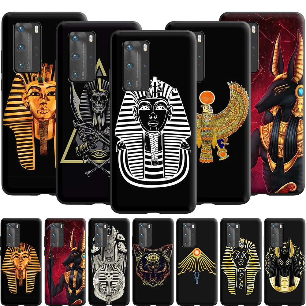 Чехол для Huawei Mate 10 20 Lite Y6 Y7 Y9 Y6P P Smart S Y5P Y8P 2019 с изображением Древнего Египта