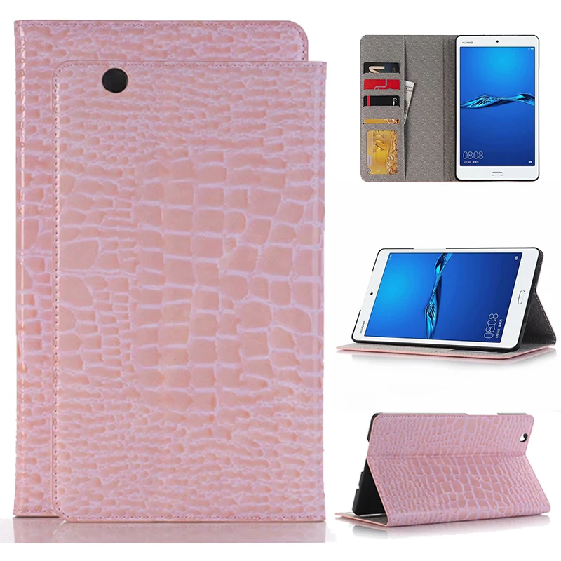 Флип чехол для huawei Mediapad M3 8 4 BTV DL09 W09 роскошный крокодил из искусственной кожи Brasket