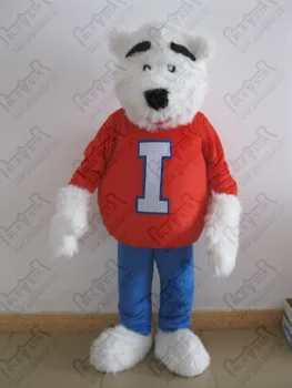 

polar bear mascot costumes cartoon white bera costumes