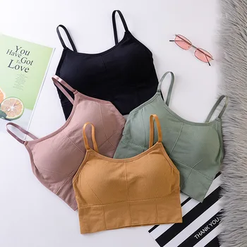 Women Bras Breathable Sports Bra Anti-sweat Shockproof Padded Sports Bra Yoga Top Athletic Gym Running Fitness Workout Sport Top 1