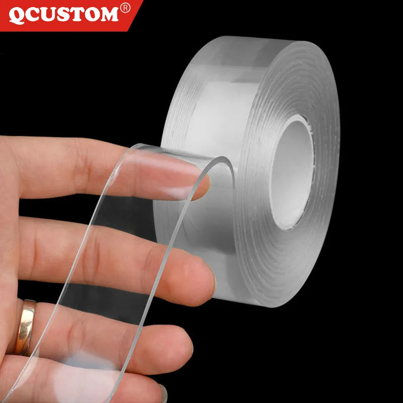 

Magic-Tape Cleanable Transparent Nano Waterproof Notrace 1mm Thickness 3M/5M Length Home improvement Bedroom Multifunctio Tape