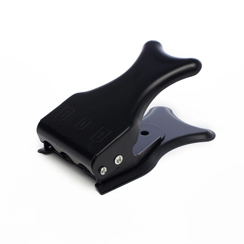 Universal Sim Card Cutter 3 in 1 / Standard/Micro/Nano Sim Card Cutter includes 3 SIM Adapters and 1 SIM Eject Pin, Black