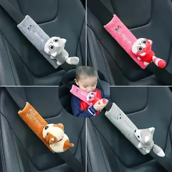 

Car Styling Seat Belt Cover Shoulder Pad Cushion Cartoon Car Seatbelt Shoulder Protector Strap Harness Auto Neck Support Cushion