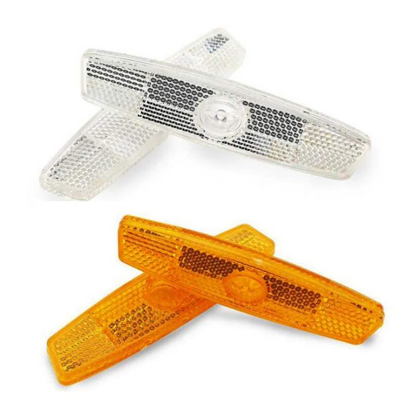 4pcs/set Bike Bicycle Spoke Reflector Safety Warning Light Cycling Wheel Rim Reflective Lamp Mount Vintage Clip Tube Reflector