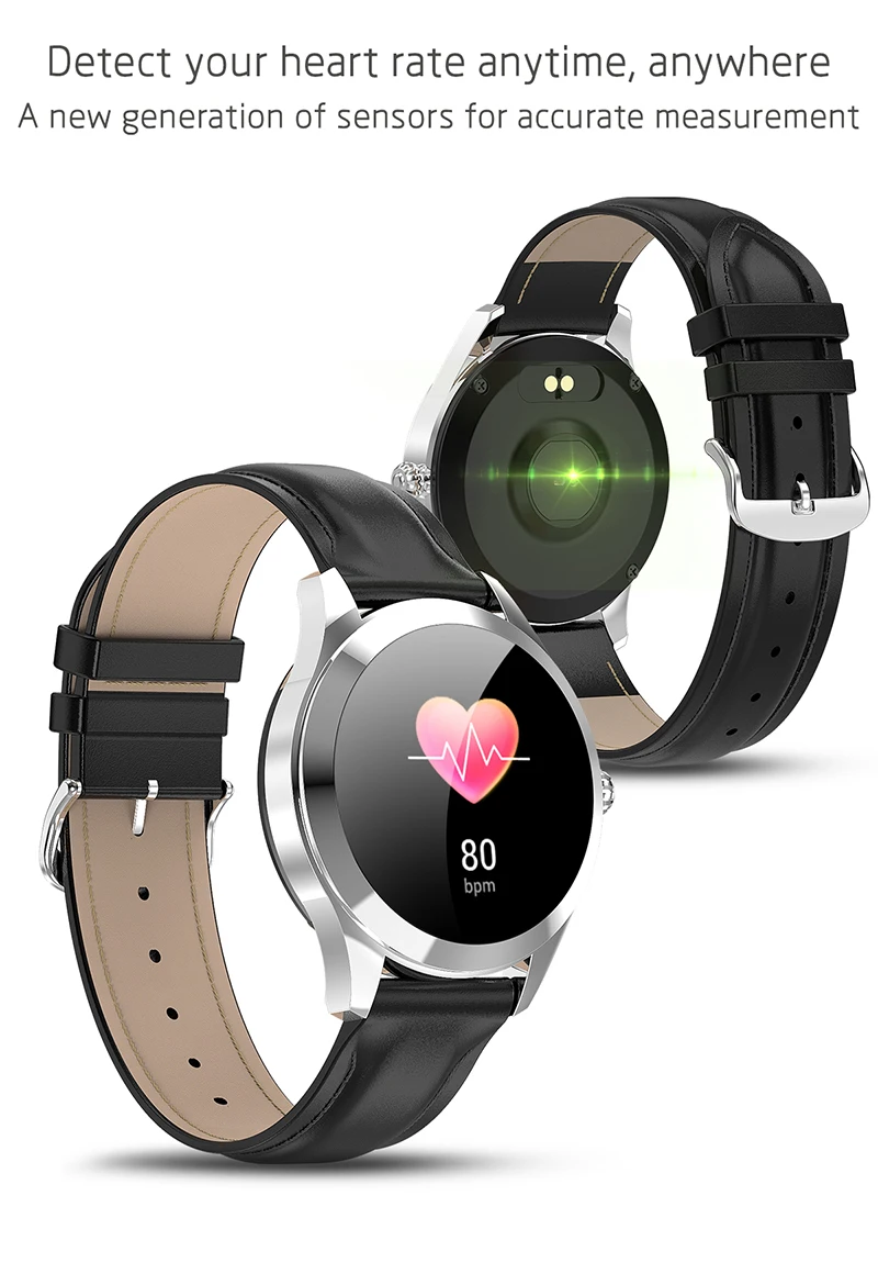 IP68 Водонепроницаемые Смарт-часы для женщин Прекрасный браслет монитор сердечного ритма мониторинг сна Smartwatch подключение для IOS Android