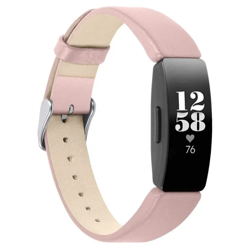Кожаный ремешок на запястье браслет сменный ремешок для Fitbit Inspire/Inspire огнеупорные часы Роскошные спортивные наручные умные часы с ремнем