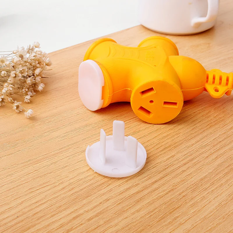 Socket protective cover 10pcs Socket Outlet Mains Plug Cover Baby Child Safety Protector Anti Electric Shock Child Plug Guard Safe Lock home Accessorie
