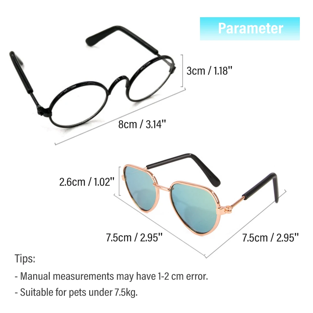 Забавные очки для глаз кошек крутые солнцезащитные маленьких собак реквизит