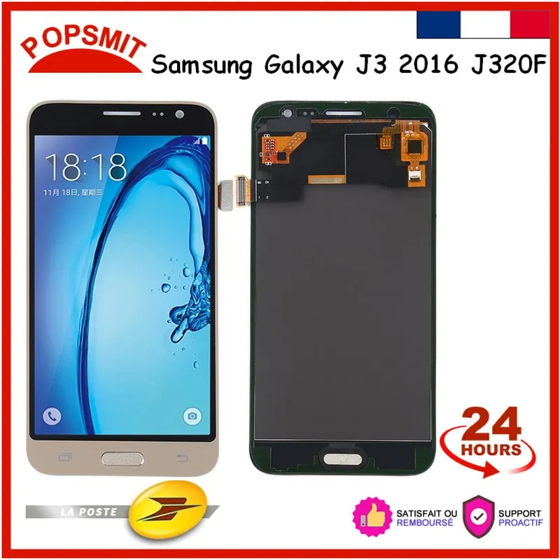 Для Samsung Galaxy J3 2016 J320F J320A J320M сенсорный экран дигитайзер ЖК-дисплей в сборе запасные