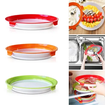

Food Preservation Tray Reusable Fruit Vegetable Fresh Keep Storage Tray Stackable Kitchen Refrigerator Food Organizer Container