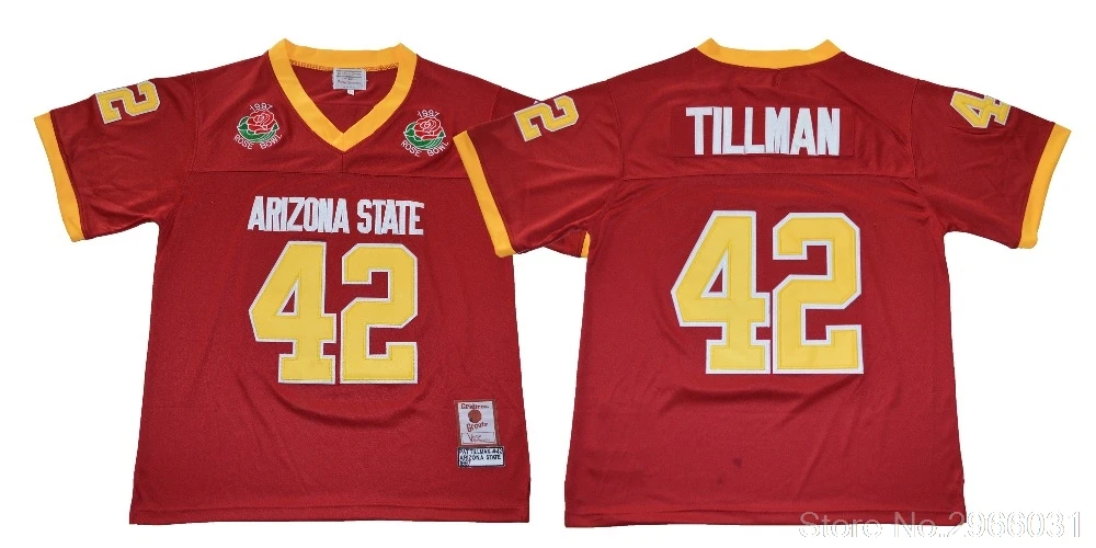 1997 Ретро Arizona State Sun Devils#42 Pat Tillman свитер для колледжа сшитый Размер S-3XL