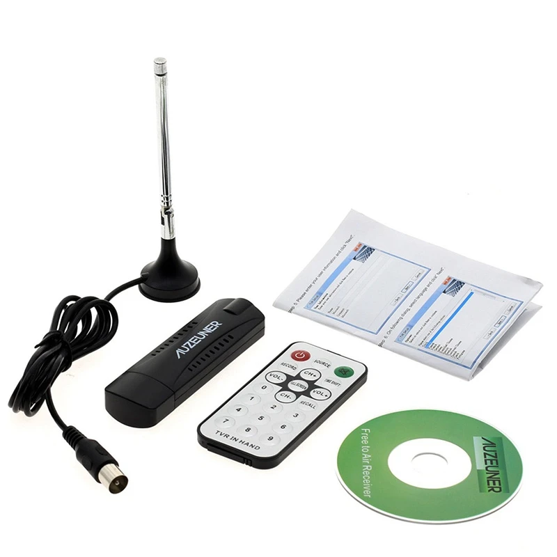USB DVB-T/T2/c FM DAB PLP SDR Digital TV Tuner Standards VHF-/UHF Band |