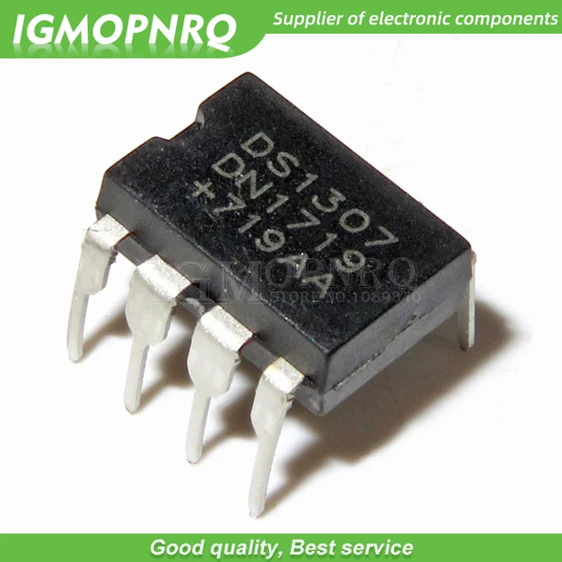 10 шт. DS1307 1307 DIP 8 часы в режиме реального времени 64x8 последовательный I2C RTC новый