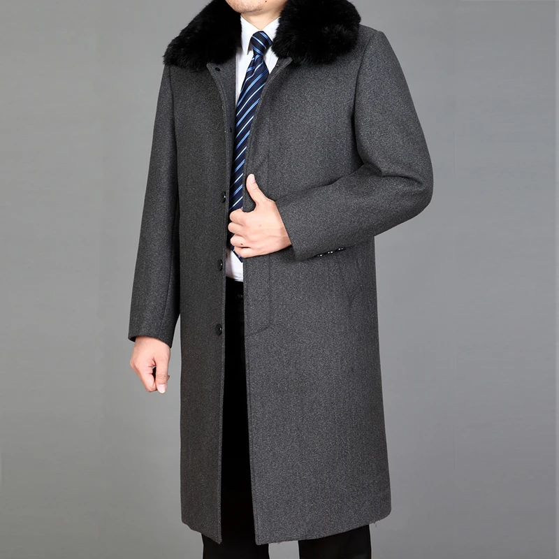 And Jackets 2020 Coats Rabbit Fur Man Brand-Clothing Long Men's Winter Jacket Woolen Overcoat Men Trench Coat WUJ1190 And Jackets 2020 Coats Rabbit Fur Man Brand-Clothing Long Men's Winter Jacket Woolen Overcoat Men Trench Coat WUJ1190