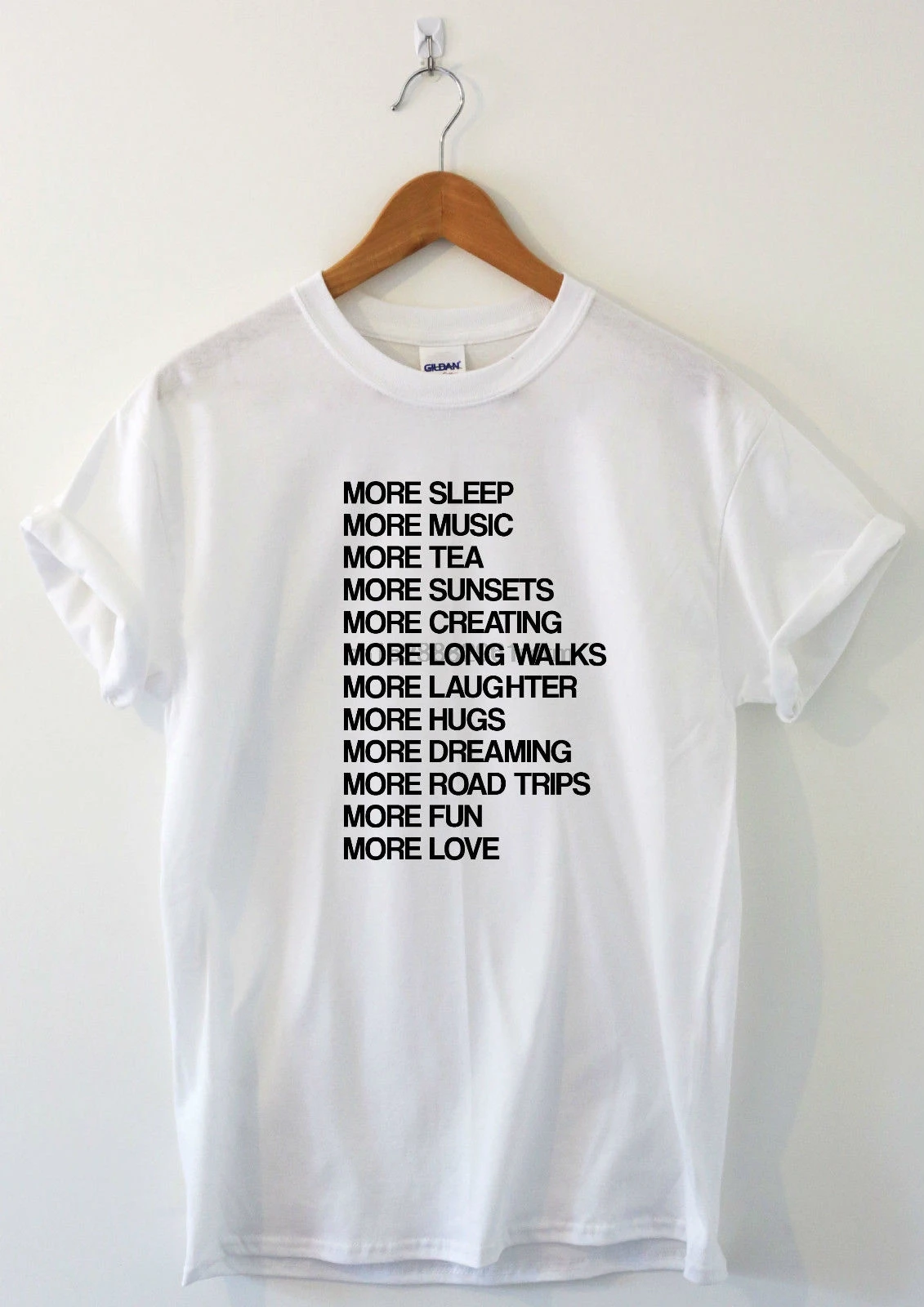More Of The Good Stuff Humour T shirt Funny Tee Slogan Gift Women Men Him Her Comfortable t shirtCasual Short Sleeve TEE |