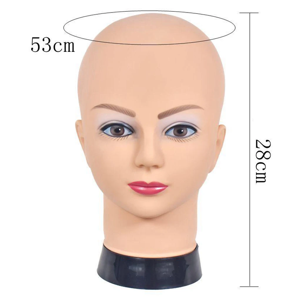Female Mannequin Head Model Wig Glasses Hat Display Stand 21”