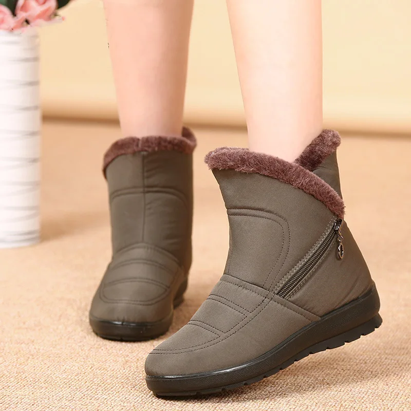 Women Boots 2020 News Hot Sale Winter Female Non-Slip Women's Winter Shoes Large Size Women's Ankle Boots Zapatos De Mujer