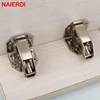 NAIERDI Cabinet Hinge 90 Degree No-Drilling Hole Cupboard Door Hydraulic Hinges Soft Close With Screws Furniture Hardware ► Photo 3/6