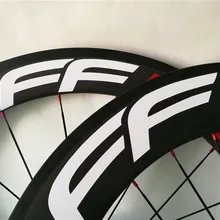 Быстрый вперед F6R 700C китайский карбоновый шоссейный велосипед Clincher колеса 60 мм 88 мм наклейки 3 к Twill Weave велосипед углеродная колесная