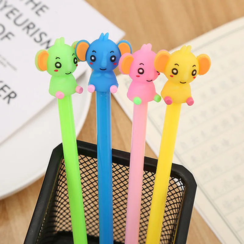 1pcs Garden Foot Bear Gel Pen0.5mm Student Stationery Gel Pens Novelty