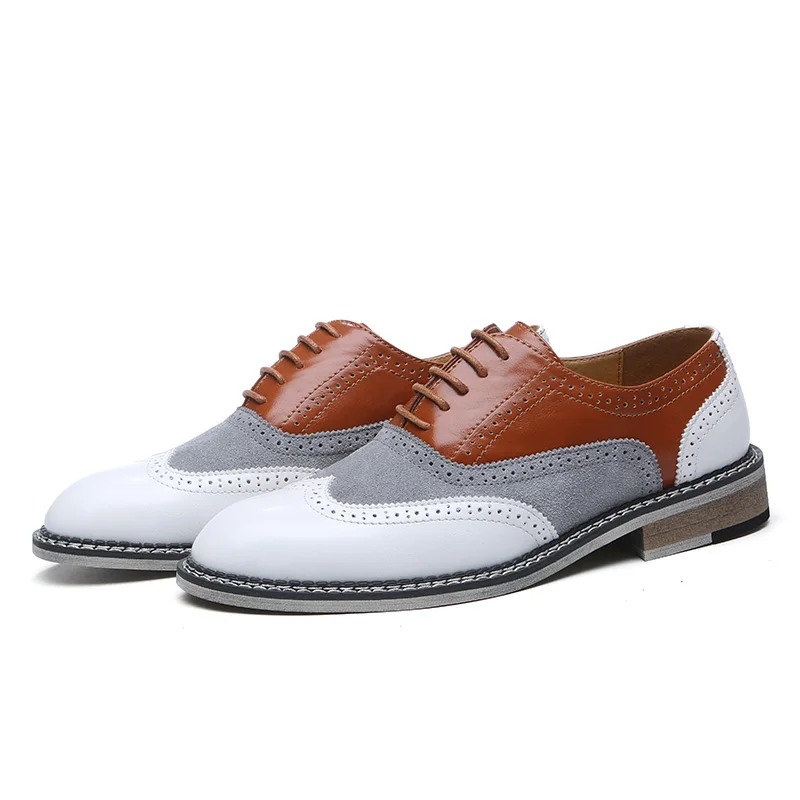 de negócios mocassins casamento brogue sapatos vintage