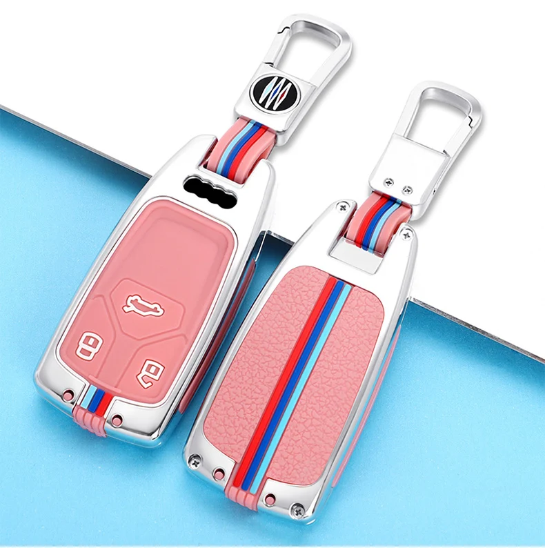 Custodia/cover per Chiave/telecomando in lega di zinco per Audi A6 A5 Q7 S4 S5 A4 B9 Q7 A4L 4m TT TTS RS 8S 2016 2017 2018 accessori auto portachiavi 11 Custodia/cover per Chiave/telecomando in lega di zinco per Audi A6 A5 Q7 S4 S5 A4 B9 Q7 A4L 4m TT TTS RS 8S 2016 2017 2018 accessori auto portachiavi - H60401c25f11d4079885a90e71055c2b3F