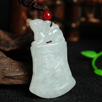 

Natural yu beast pendant yu Antique Jewelry necklace pendant lucky with certificate Auspicious yu