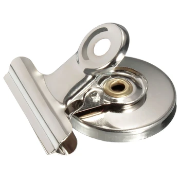 

5pcs 3cm Magnetic Clip Magnet Refrigerator Wall Memo Note Message Holder Silver