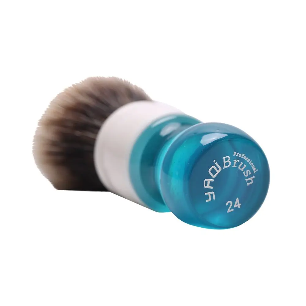 YAQI 24mm Aqua Two Band Badger Hair Mens Shaving Brush