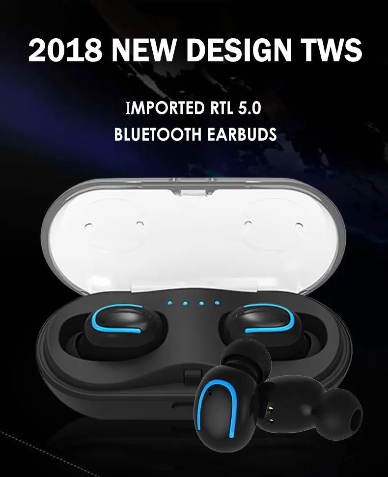 Q13S TWS Наушники Беспроводные Bluetooth 5,0 наушники мини наушники с микрофоном зарядная коробка спортивная Гарнитура для смартфона