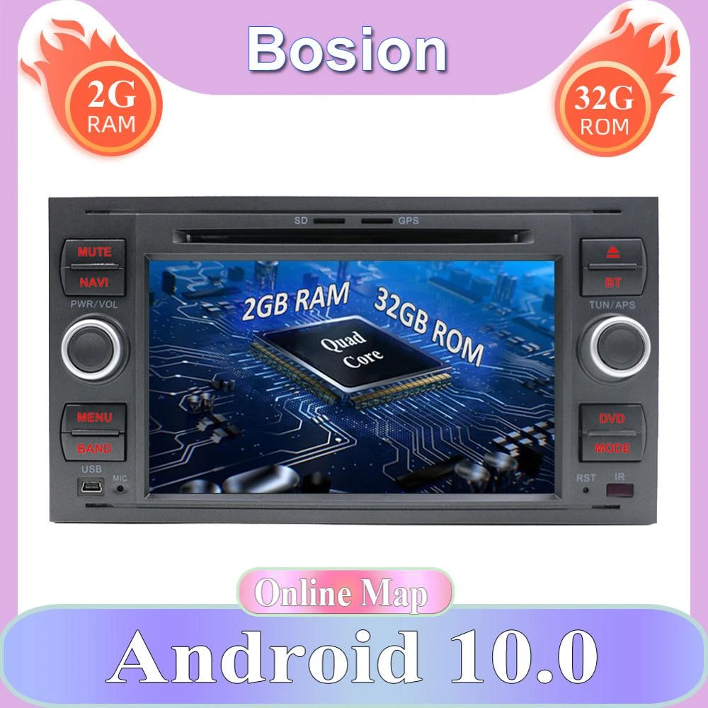 32グラムandroid 10カーオーディオフォードモンデオ S マックスフォーカスc Max銀河フィエスタ融合2喧騒車dvd プレーヤーラジオgpsステレオナビゲーション Car Multimedia Player Aliexpress