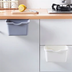 Creative Kitchen Cabinet Hanging Trash Can Vegetable Supplies Storage Waste Food Holder Can Storage Trash Household