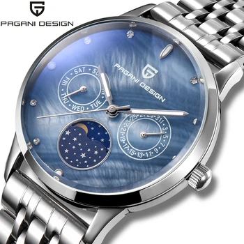 

PAGANI DESIGN Women's Quartz Watches Top Luxury Brand Sport Watch Ladies Dress Waterproof Stainless Steel Clock Women Fashion