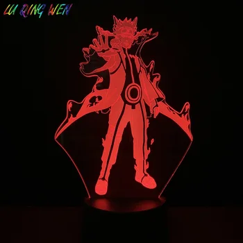 

Japan Anime 3d Led Night Light Naruto Touch Sensor Baby Nightlight Bedroom Decor Light Bedside Desk Night Lamp Naruto Present