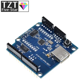 

USB Host Shield 2.0 for Arduino UNO MEGA ADK Compatible for Android ADK DIY Electronic Module Board