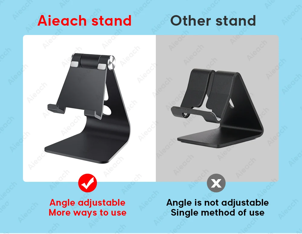 VUUV Desktop Holder Tablet Stand For ipad 9.7 10.2 10.5 11 inch Rotation Aluminium Tablet Stand secure For Samsung Xiaomi wooden tablet stand