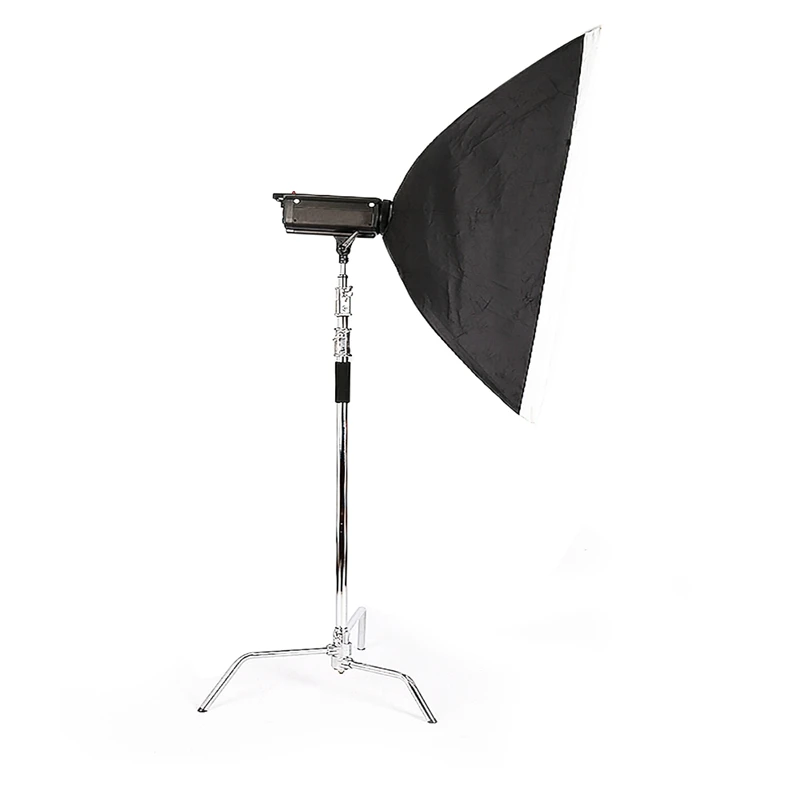 2.6M/8.5FT Heavy Duty Stainless Steel C-Stand Foldable Tripod Magic Leg Photography C-Stand For Spot Light Softbox Photo Studio light on tripod