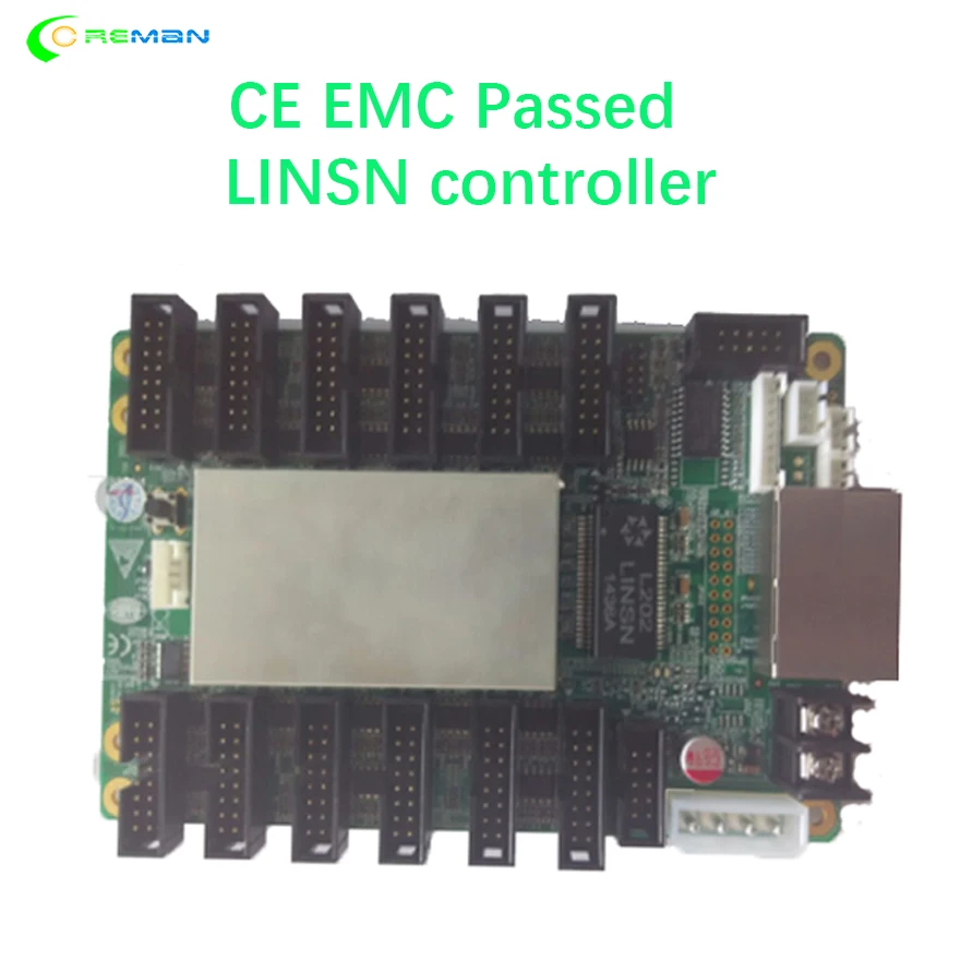 

New design controlling system card EMC controller card LINSN RV908 / RV901 hub75 full color led display DOOH P2 P3 P4 P5