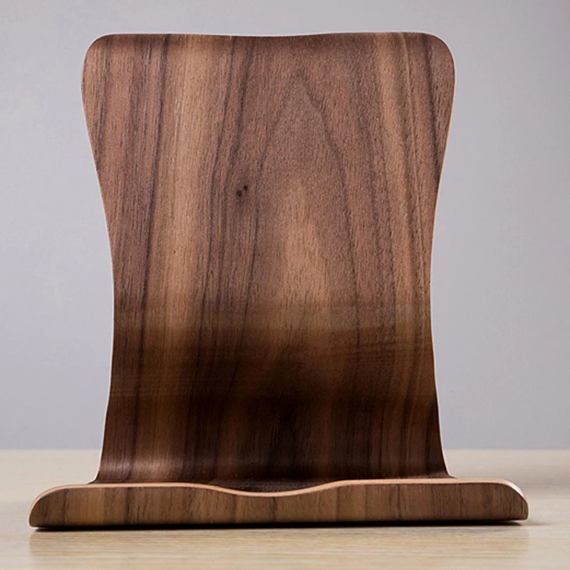  Universal Wood Tablet PC Stand Holder for Apple iPad Mini Air 2 3 4 iPhone 6 Samsung Galaxy 10.1 S5