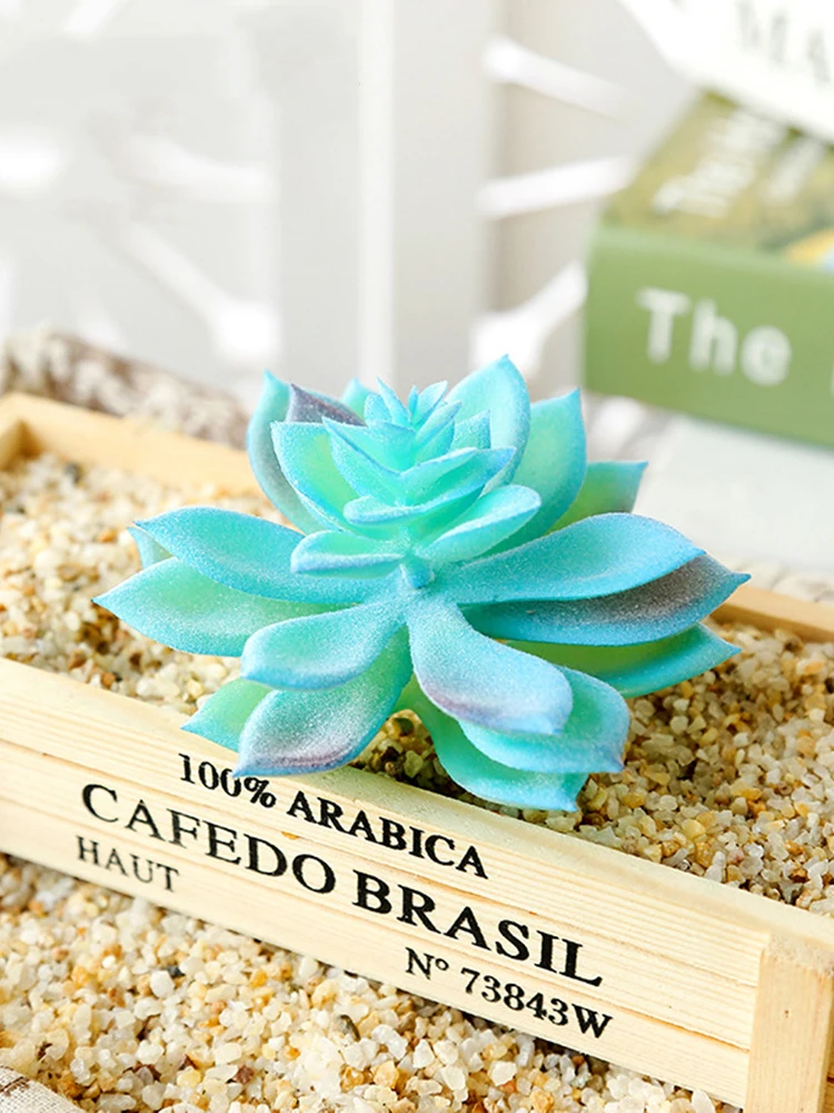 New Bonsai Artificial Succulents Lotus Plants Flower Christmas Wedding Party Supplies Fake Plants Home Garden Decoration