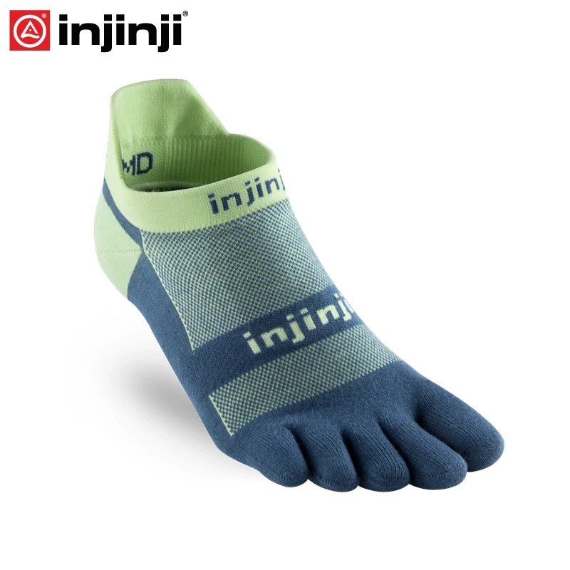 Injinji Toe socks Run OriginalWeight no-show носки для бега с пятью пальцами мужские