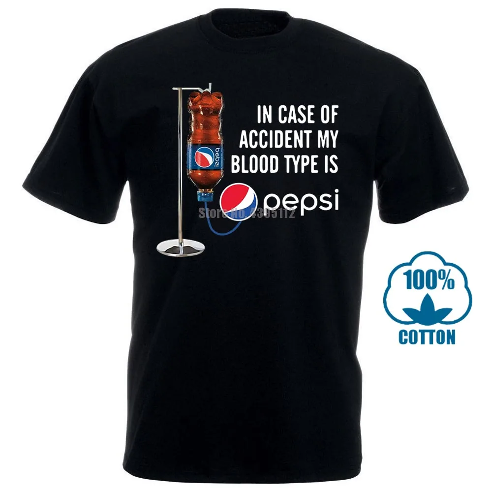 

In Case Of Accident My Blood Type Is Pepsi Shirt